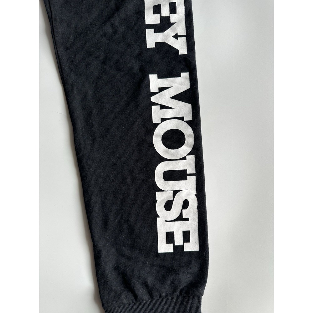 Junior DisneyMinnie Mouse Sweatpants Joggers Black And Gold Mickey M 7/9 - Picture 3 of 8